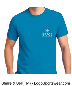 Grace Logo in Blue T-Shirt Design Zoom