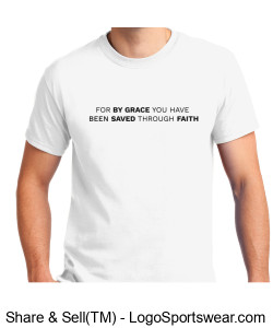 Grace Alone White Shirt with New Logo Design Zoom