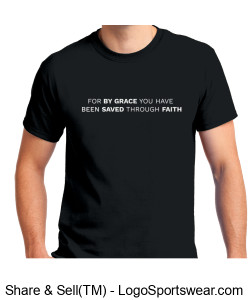 Grace Alone Black Shirt with New Logo Design Zoom