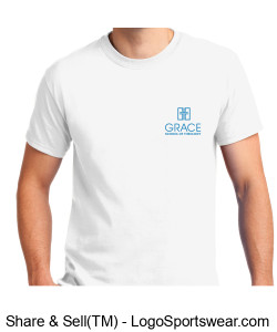 Grace Logo in White T-Shirt Design Zoom